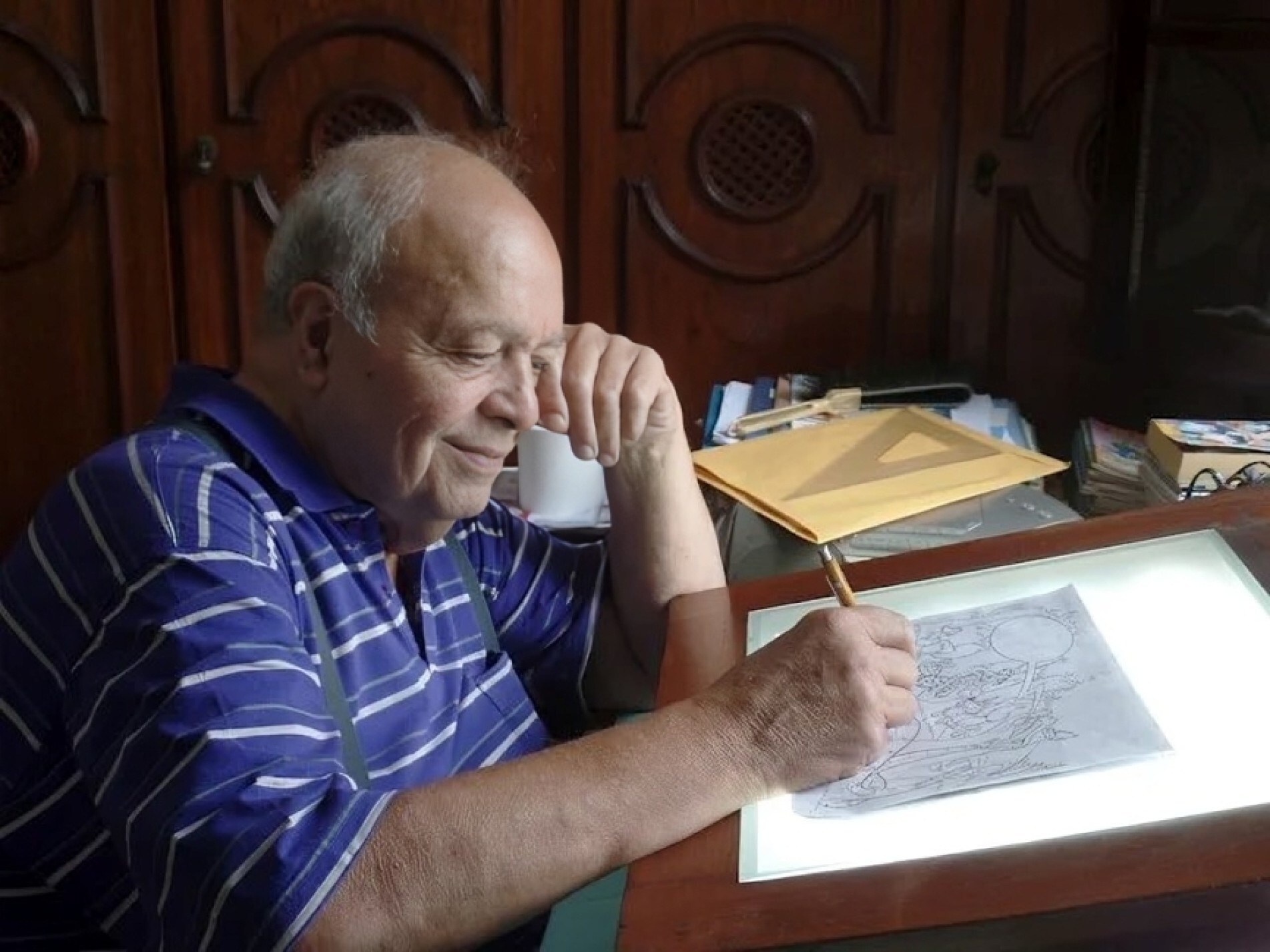 Desenhista Carlos Edgard Herrero deu vida a Zé Carioca, Peninha e Morcego Vermelho ao longo de cinco décadas