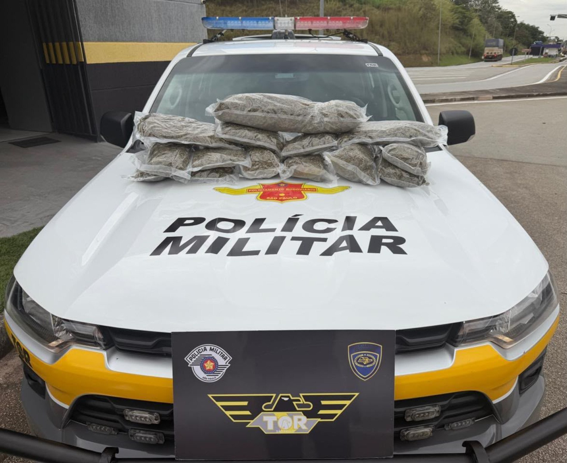 Droga estava dividida em 13 pacotes a vácuo