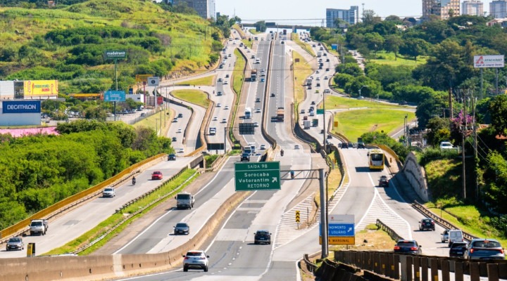 Mais de 2 milhões de veículos circulam pelas rodovias da Motiva Sorocabana