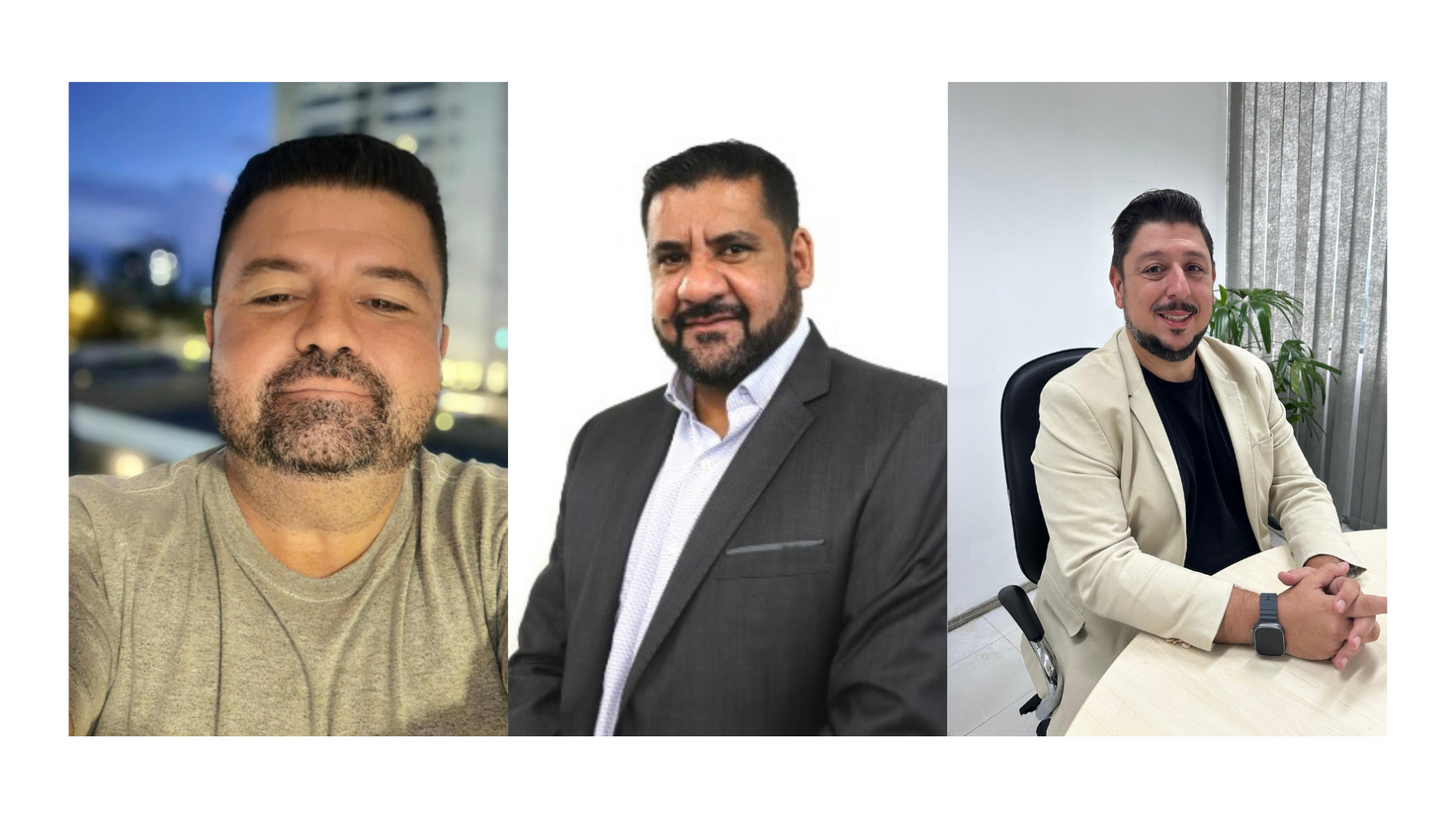 Rodrigo Alcantara, Clayton Lustosa e Fernando Marques da Silva Filho