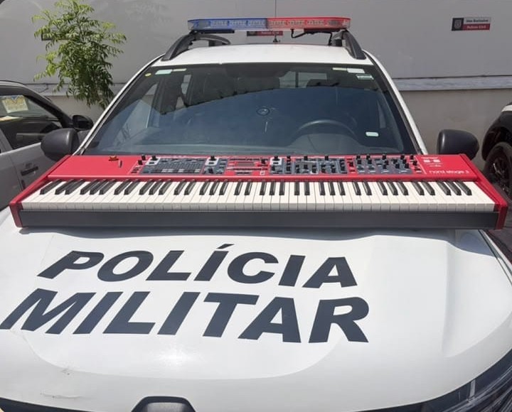 Teclado foi encontrado em loja 