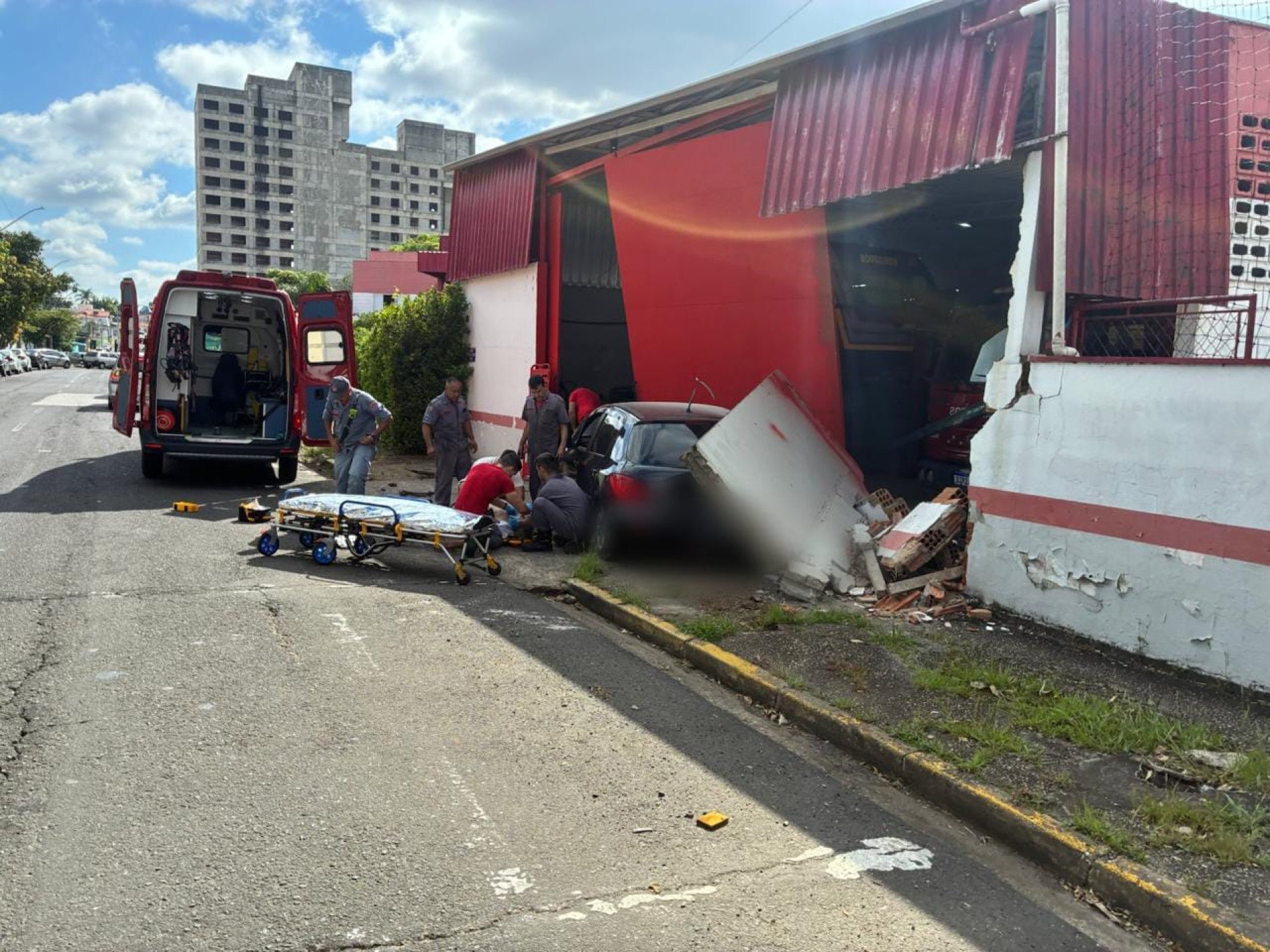 Polícia também foi acionada para o registro da ocorrência