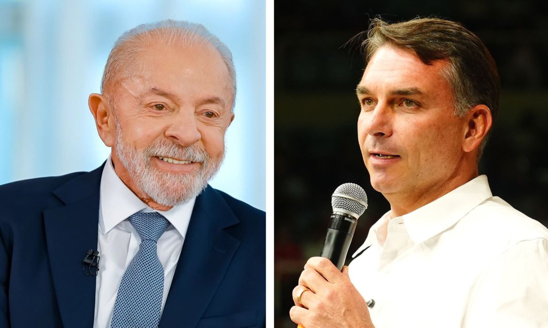 Lula e Flávio Bolsonaro se enfrentam hoje na TV Globo