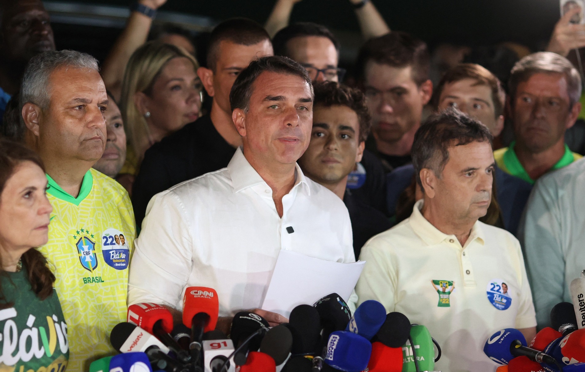 Candidato derrotado se colocou como líder da oposição