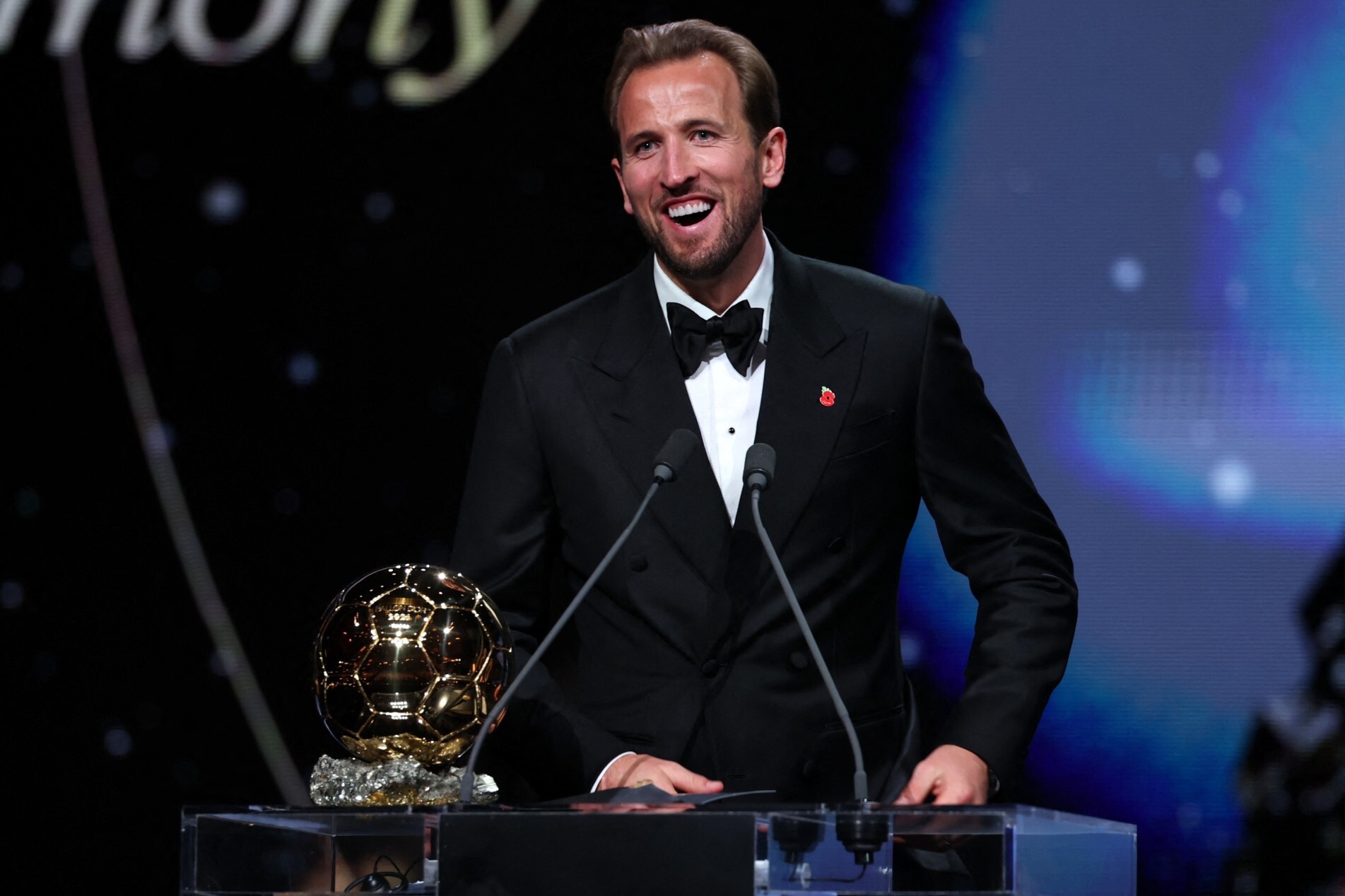 Inglês Harry Kane recebeu prêmio em Londres