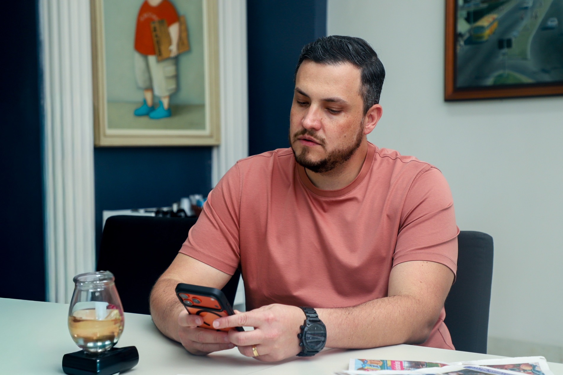 Visita FUA - Nivaldo Madureira, Diretor de Negócios da Pedagógica, 41 anos