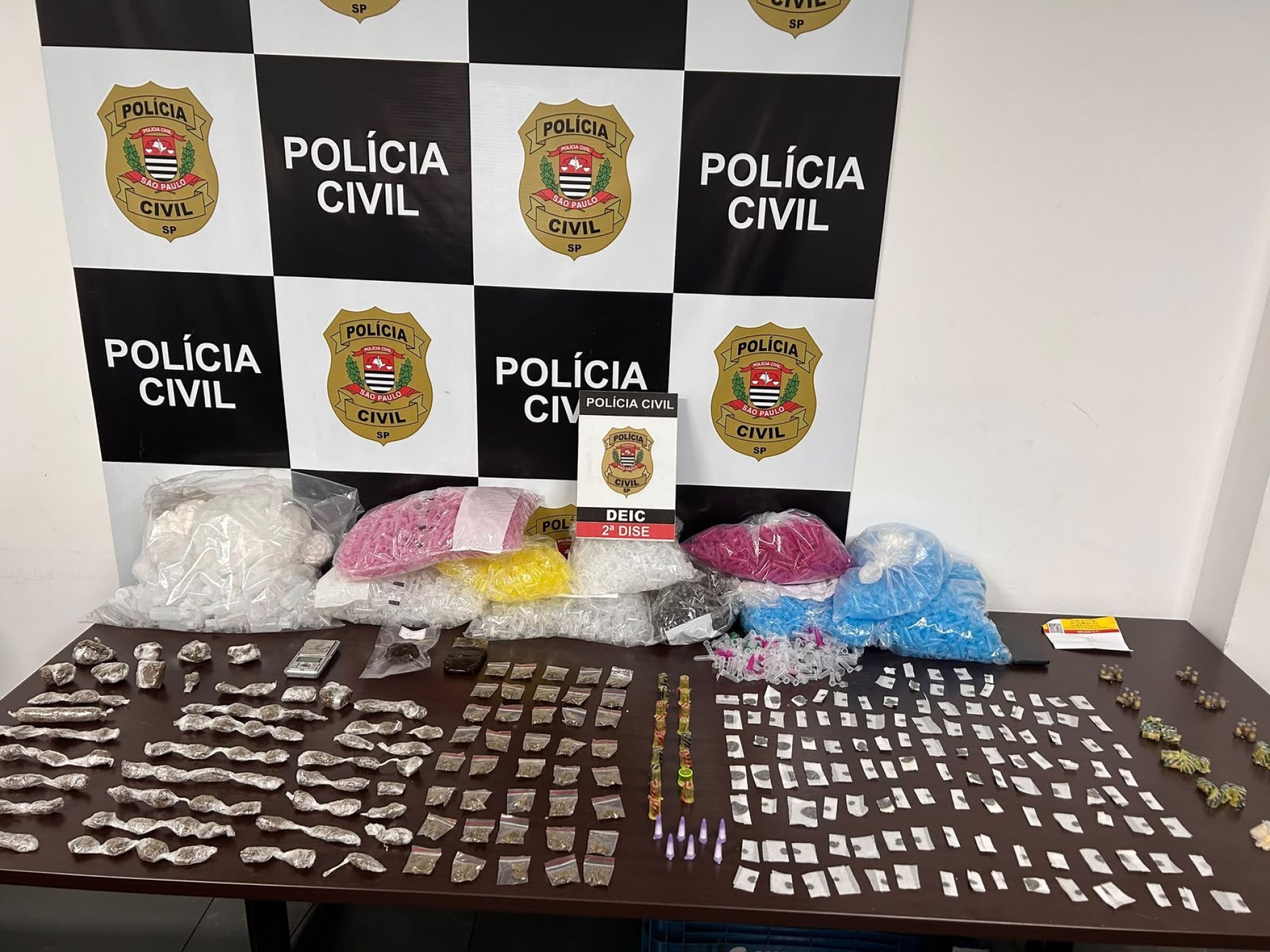 A Polícia Civil continuará as buscas pelos investigados que permanecem foragidos