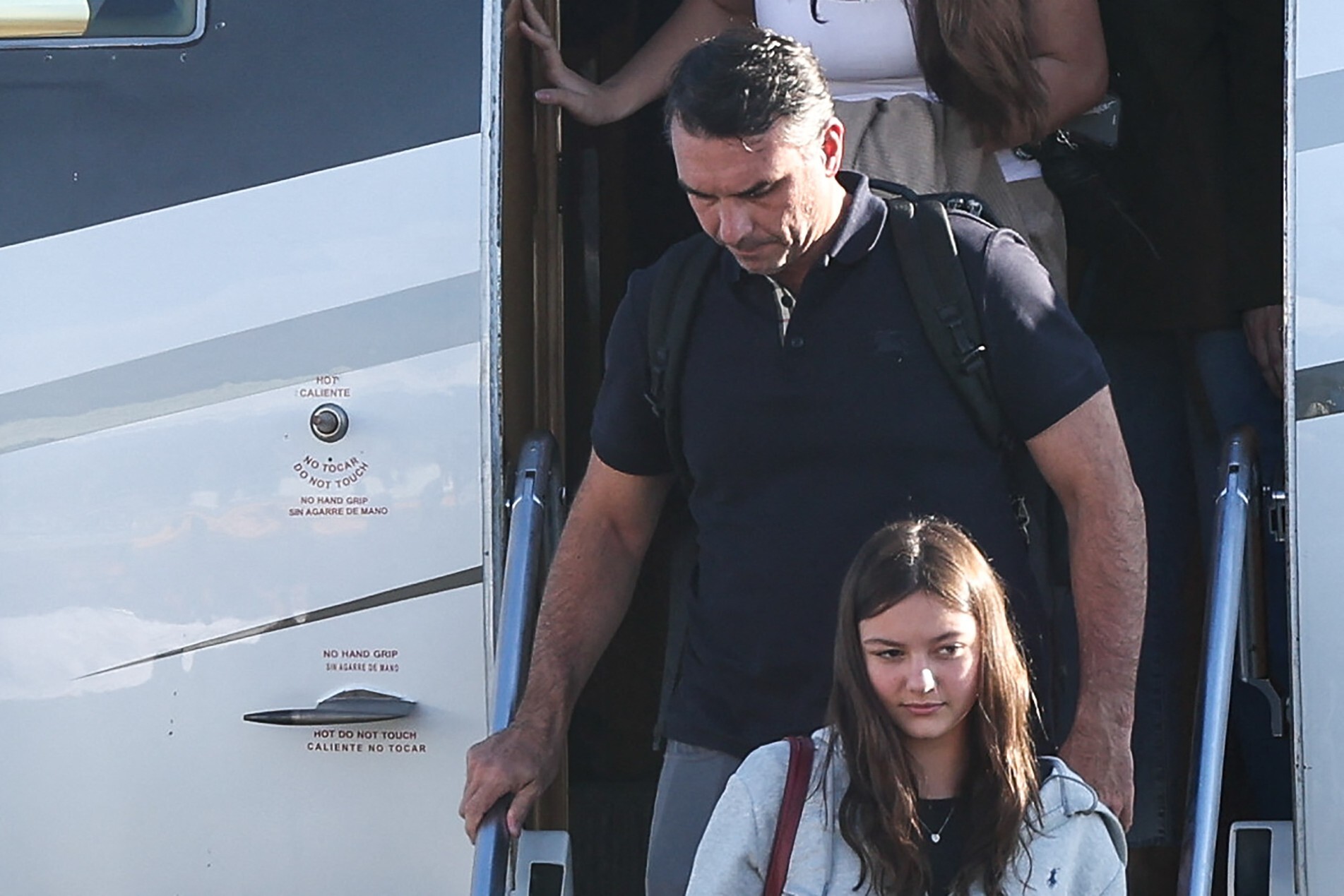 Flávio Bolsonaro chegou aos EUA com 
sua família na quarta-feira