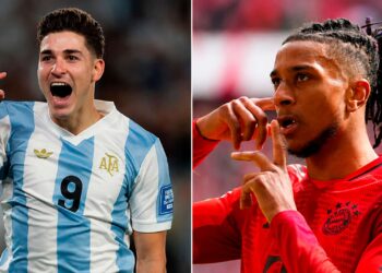 Enquanto Julián Álvarez ganha R$ 6,25 milhões por mês no Atlético de Madrid, Olise ganha ainda mais no Bayern