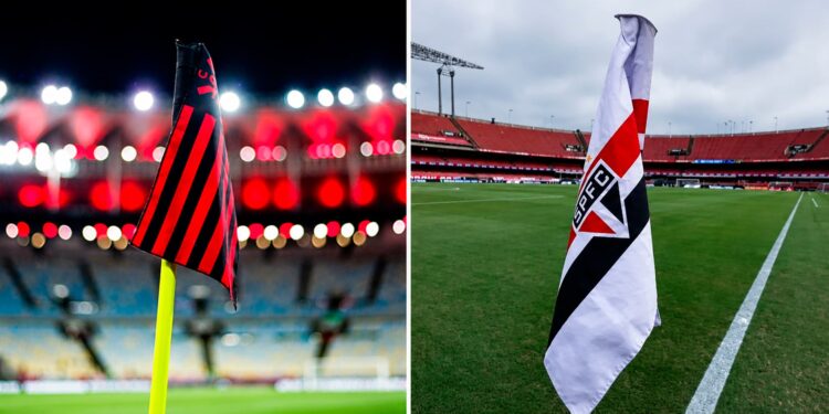 Enquanto jogador do Flamengo tomou 3 jogos de suspensão, atleta do São Paulo ficará suspenso por 30 dias