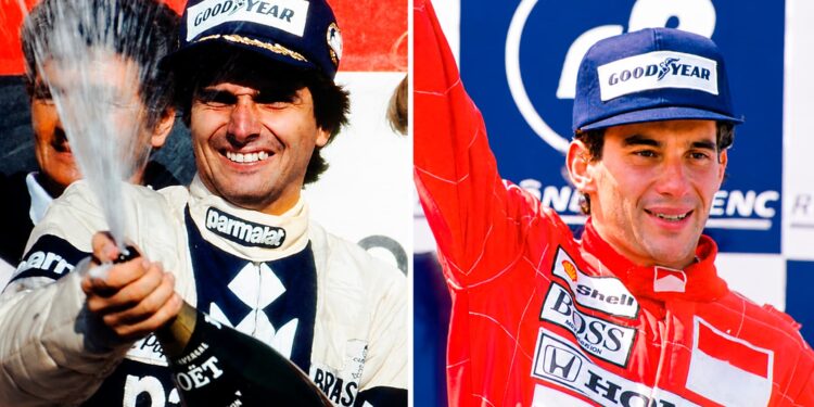 Enquanto Ayrton Senna ganhava 1,5 milhão de dólares na Lotus, o salário de Piquet parecia piada