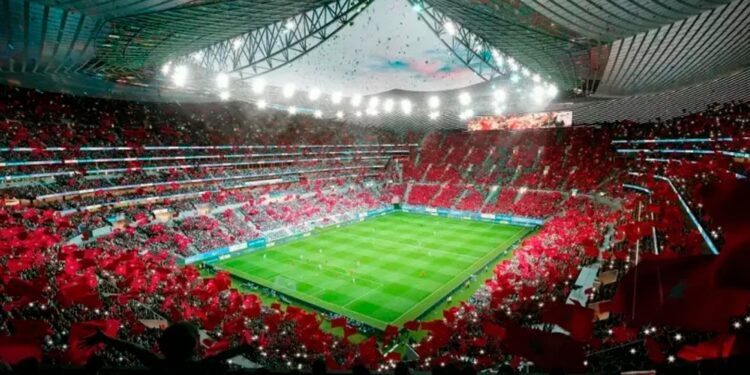País-sede da Copa do Mundo de 2030 constrói o maior estádio do planeta com investimento de R$ 2,5 bilhões