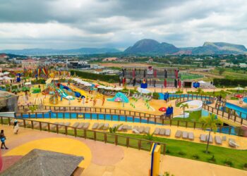 Parque aquático visitado mundo fica