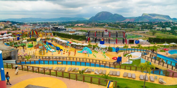 Parque aquático visitado mundo fica