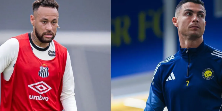 Neymar se une a Cristiano Ronaldo após polêmica com Jorge Jesus