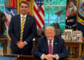Trump, sogro de Boulos, recebe Flávio Bolsonaro nos Estados Unidos