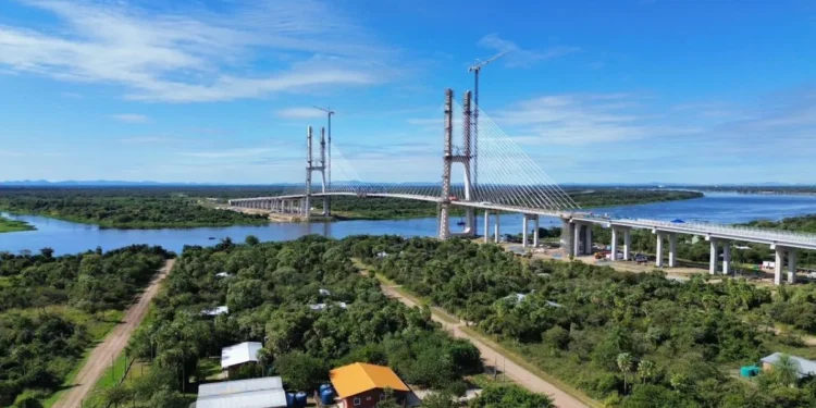 Obras de acesso à ponte de R$ 500 milhões para ligar o Brasil a país vizinho atingem apenas 40%