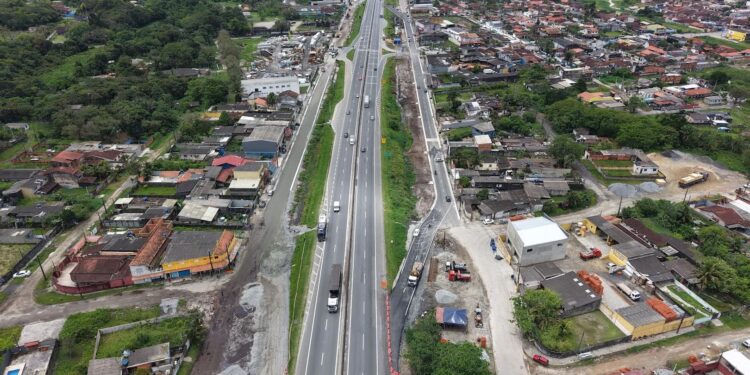Governo de SP investe R$ 500 milhões em rodovia no litoral, incluindo novos viadutos e 23,5 km de vias marginais
